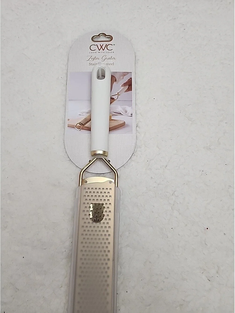 Kitchen Lemon Zester, Stainless Steel Hand Held Parmesan Cheese Grater for Ginge